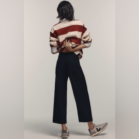 Anthropologie The Colette Cropped Wide-Leg Pants Magic Fabric Size 24 NWT READ - Picture 2 of 13